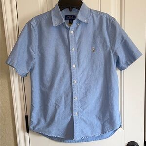 Polo by Ralph Lauren Men's Light Blue Casual Shirt